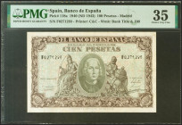 100 Pesetas. 9 de Enero de 1940. Serie F. (Edifil 2021: 438a, Pick: 118a). MBC+. Encapsulado PMG35.