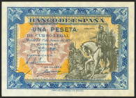 1 Peseta. 1 de Junio de 1940. Serie A. (Edifil 2021: 441a). Apresto original. SC.