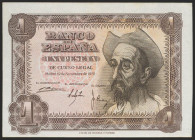 1 Peseta. 19 de Noviembre de 1951. Sin serie. (Edifil 2021: 461). Apresto original. SC-.