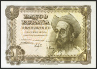 1 Peseta. 19 de Noviembre de 1951. Serie I. (Edifil 2021: 461a). Apresto original. SC.