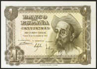 1 Peseta. 19 de Noviembre de 1951. Serie R. (Edifil 2021: 461a). Apresto original. SC.