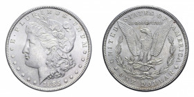 USA DOLLARO 1885 MORGAN AG. 26,78 GR. SPL-FDC/qFDC (SEGNETTI AL D/)