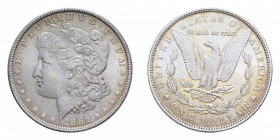 USA DOLLARO 1886 MORGAN AG. 26,78 GR. FDC (SEGNETTI)