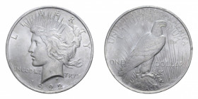 USA DOLLARO 1922 PACE AG. 26,79 GR. FDC (COLPETTI AL BORDO)