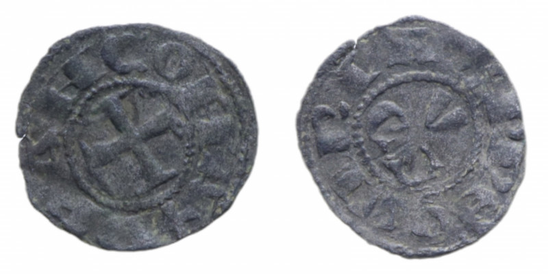 ANCONA AUTONOME (SEC. XIII-XIV) DENARO MI. 0,38 GR. qBB