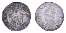 ANCONA GIULIO III (1550-1555) GIULIO AG. 3,10 GR. BB-SPL