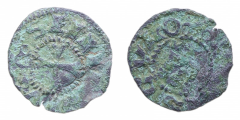 ASCOLI ANONIME PONTIFICE (SEC. V) PICCIOLO 3° TIPO R MI. 0,41 GR. MB