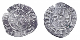 ASCOLI FRANCESCO I SFORZA (1433-1446) BOLOGNINO 2° TIPO R AG. 0,80 GR. GR. BB