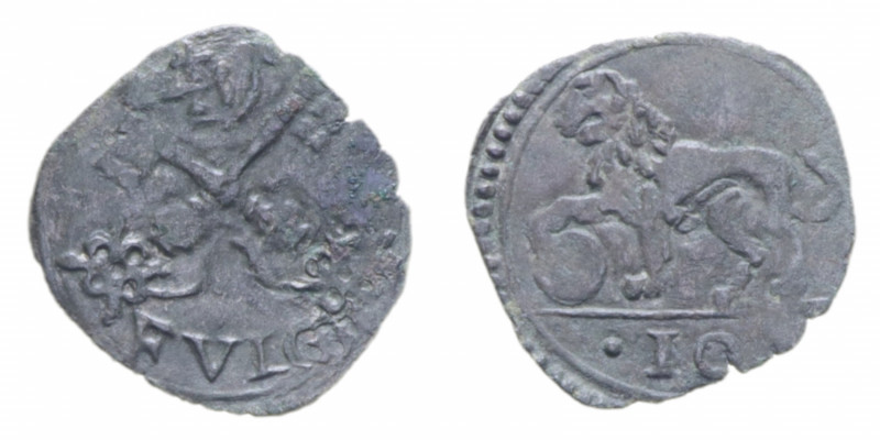 FOLIGNO LEONE X (1513-1521) QUATTRINO R CU. 0,52 GR. BB