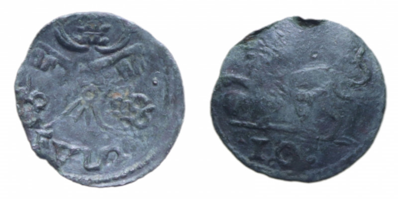 FOLIGNO LEONE X (1513-1521) QUATTRINO R CU. 0,95 GR. MB-BB