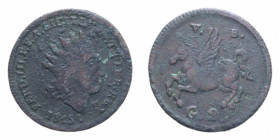 PALERMO FERDINANDO III (1759-1816) 2 GRANI 1815 CU. 6,33 GR. MB-BB