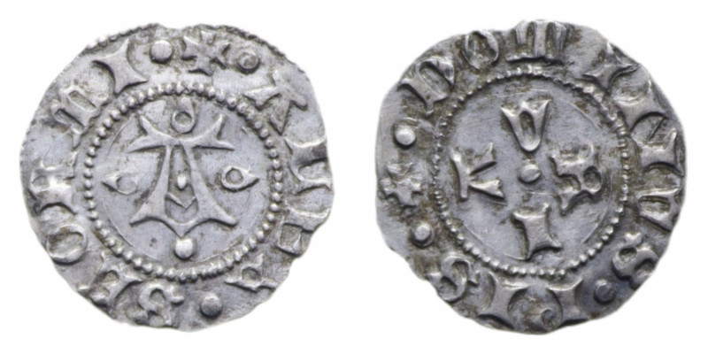 PESARO ALESSANDRO SFORZA (1445-1473) BOLOGNINO RRRR AG. 0,71 GR. qSPL