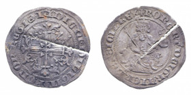 REGNO DI NAPOLI ROBERTO D'ANGIO' (1309-1343) GIGLIATO MIR. 28 AG. 3,73 GR. BB (TONDELLO FRATTURA)