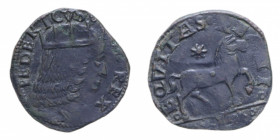 REGNO DI NAPOLI FEDERICO III (1496-1501) CAVALLO R MIR. 110/9 CU. 2,09 GR. BB+