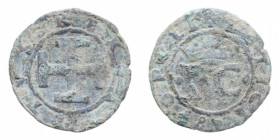 REGNO DI NAPOLI GIOVANNA E CARLO (1516-1519) SESTINO MIR. 122 CU. 1,90 GR. MB