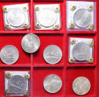 500 LIRE CARAVELLE DAL 1958 AL 1967 AG. CON 500 LIRE DANTE 1965 E UNITA' 1961 AG. FDC