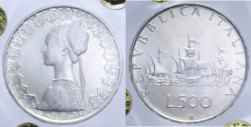500 LIRE 1983 CARAVELLE NC AG. 11 GR. FDC (SIGILLATA GMA)