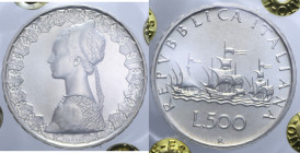 500 LIRE 2000 CARAVELLE NC AG. 11 GR. FDC (SIGILLATA GMA)