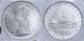 500 LIRE 2001 CARAVELLE NC AG. 11 GR. FDC (SIGILLATA GMA)