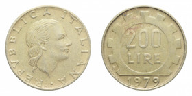 200 LIRE 1979 LAVORO DOPPIO COLLO BA. 4,99 GR. BB+