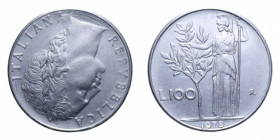 100 LIRE 1978 MINERVA ASSE RUOTATO 190° AC. 8,01 GR. BB+
