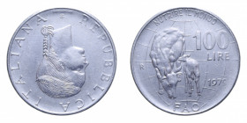 100 LIRE 1979 FAO ASSE GIRATO 180° AC. 8 GR. BB-SPL