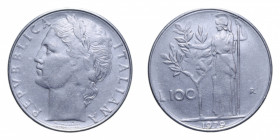 100 LIRE 1979 MINERVA SENZA ORECCHIO AC. 8,01 GR. qBB