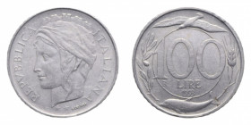 100 LIRE 1993 ITALIA TURRITA TESTA PICCOLA R CUNI. 4,48 GR. BB-SPL