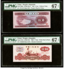 China People's Bank of China 5 Jiao; 1 Yuan 1953; 1960 Pick 865b; 874b Two Examples PMG Superb Gem Unc 67 EPQ (2). 

HID09801242017

© 2022 Heritage A...