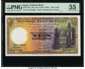 Egypt National Bank of Egypt 10 Pounds 12.5.1951 Pick 23d PMG About Uncirculated 55. 

HID09801242017

© 2022 Heritage Auctions | All Rights Reserved