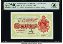 Falkland Islands Government of the Falkland Islands 5 Pounds 30.1.1975 Pick 9b PMG Gem Uncirculated 66 EPQ. 

HID09801242017

© 2022 Heritage Auctions...