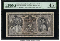 Netherlands Indies Javasche Bank 25 Gulden 6.6.1939 Pick 80b PMG Choice Extremely Fine 45 EPQ. 

HID09801242017

© 2022 Heritage Auctions | All Rights...