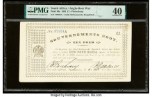 South Africa Government Noot 1 Pound 1.4.1901 Pick 60c PMG Extremely Fine 40. Small internal splits are noted on this example. 

HID09801242017

© 202...