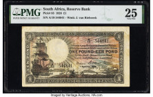 South Africa South African Reserve Bank 1 Pound 1.9.1928 Pick 83 PMG Very Fine 25. 

HID09801242017

© 2022 Heritage Auctions | All Rights Reserved
