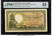 South Africa South African Reserve Bank 5 Pounds 2.9.1929 Pick 86a PMG Very Fine 25. 

HID09801242017

© 2022 Heritage Auctions | All Rights Reserved