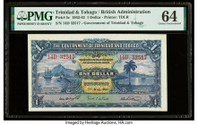 Trinidad & Tobago Government of Trinidad and Tobago 1 Dollar 1.5.1942 Pick 5c PMG Choice Uncirculated 64. 

HID09801242017

© 2022 Heritage Auctions |...