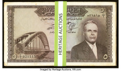 Tunisia Banque Centrale 5 Dinars ND (ca. 1958) Pick 59 Thirty Examples Good-Very Good. Pinholes and staining present. 

HID09801242017

© 2022 Heritag...