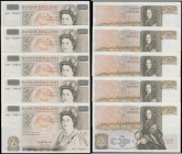 Fifty pounds Somerset B352 issued 1981 (5 consecutives) series A02 703371 through to A02 703375, Christopher Wren on reverse, Pick381a, UNC or near so...