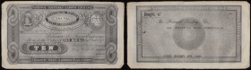 Birmingham Labour Exchange 10 hour note dated 1833, Robert Owen issue, unissued remainder, Forward Trading Company stamp dated 191x on reverse, Outing...