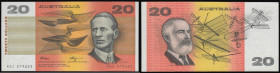 Australia $20 undated (1989) signatures B.W.Fraser and C.I.Higgins Pick 46g, serial number RDG 379625 UNC

 Estimate: GBP 15 - 30