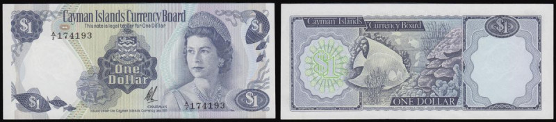 Cayman Islands One Dollar 1971 issue, Pick 1b, serial number A/2 174193 UNC

 ...