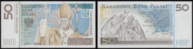 Poland 50 Zloty 2006 Pope John Paul II Commemorative issue, serial number JP0518809, Pick 178, UNC

 Estimate: GBP 15 - 30