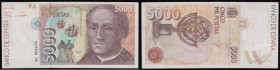 Spain 5000 Pesetas 1992 issue (1996) Pick 165, serial number 3H 902476 UNC

 Estimate: GBP 25 - 50