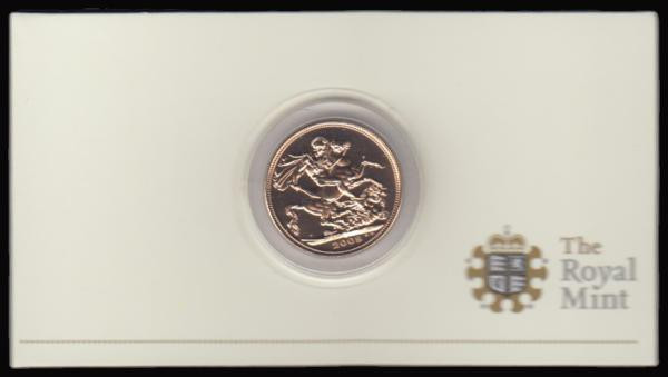 Sovereign 2009 S.SC7 Lustrous UNC on the Royal Mint card of issue

 Estimate: ...