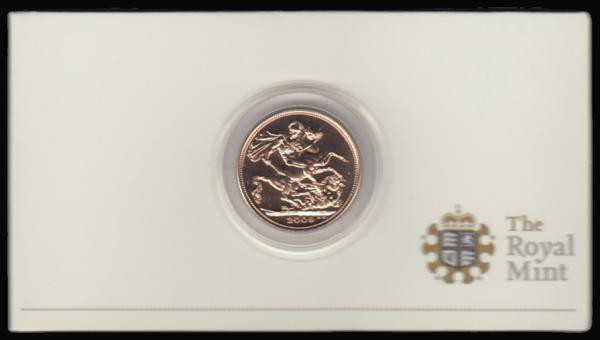 Sovereign 2009 S.SC7 Lustrous UNC on the Royal Mint card of issue

 Estimate: ...