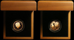 Sovereign 2012 S.SC8 Gold Proof, Modern St. George, the reverse remodelled for the Queen's Diamond Jubilee FDC in the Royal Mint box of issue with cer...