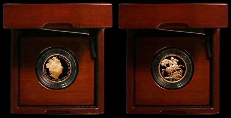 Sovereign 2016 James Butler portrait S.SC10 Proof FDC in the Royal Mint box of i...