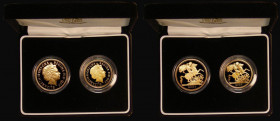 Sovereign and Half Sovereign - The 2007 UK Sovereign and Half Sovereign Gold Proof Set - Sovereign 2007 S.SC4 Gold Proof and Half Sovereign 2007 S.SB4...
