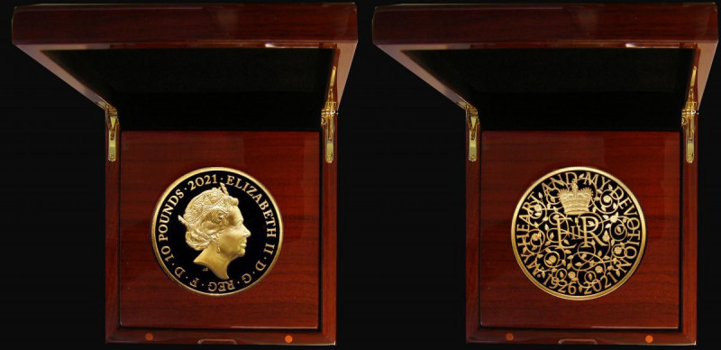 Ten Pounds 2021 Queen Elizabeth II 95th Birthday 5oz. Gold Proof, Obverse: Jody ...