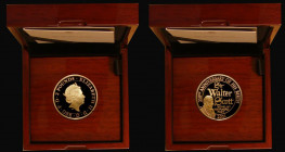Two Pounds 2021 Sir Water Scott - 250th Anniversary of his Birth Gold Proof FDC in the Royal Mint box of issue with certificate, Number 070 of just 28...